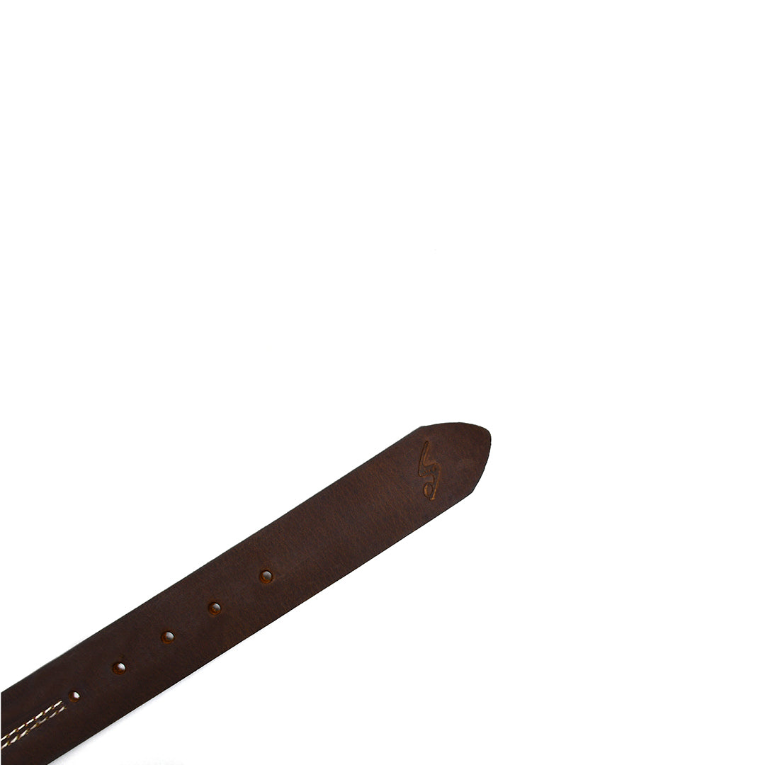 LEATHER BELT - OXB0004-TAN