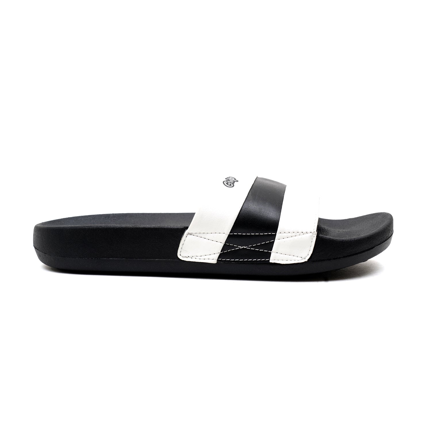 LEATHER SLIPPER - MOD-30 WHITE