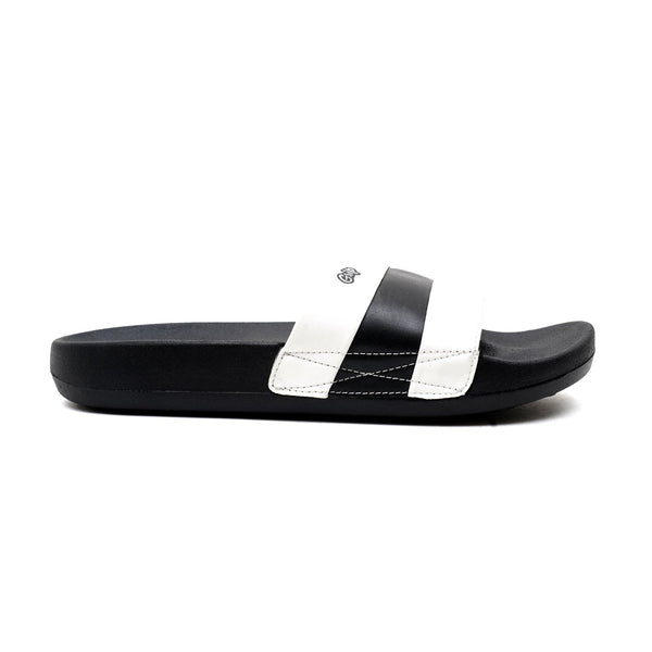 LEATHER SLIPPER - MOD-30 WHITE