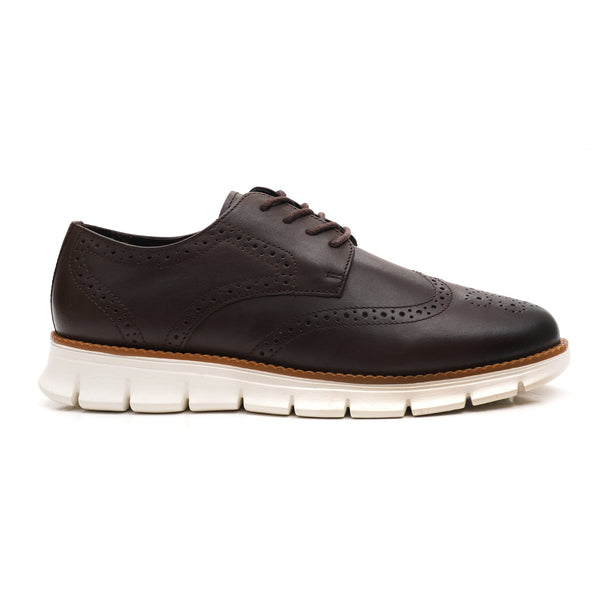 LEATHER SHOES - SFG-0001 BROWN