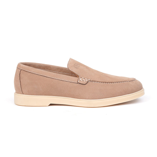LEATHER SHOES - LBY-003 CAMEL NUB