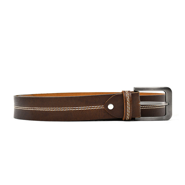 LEATHER BELT - OXB0004-TAN