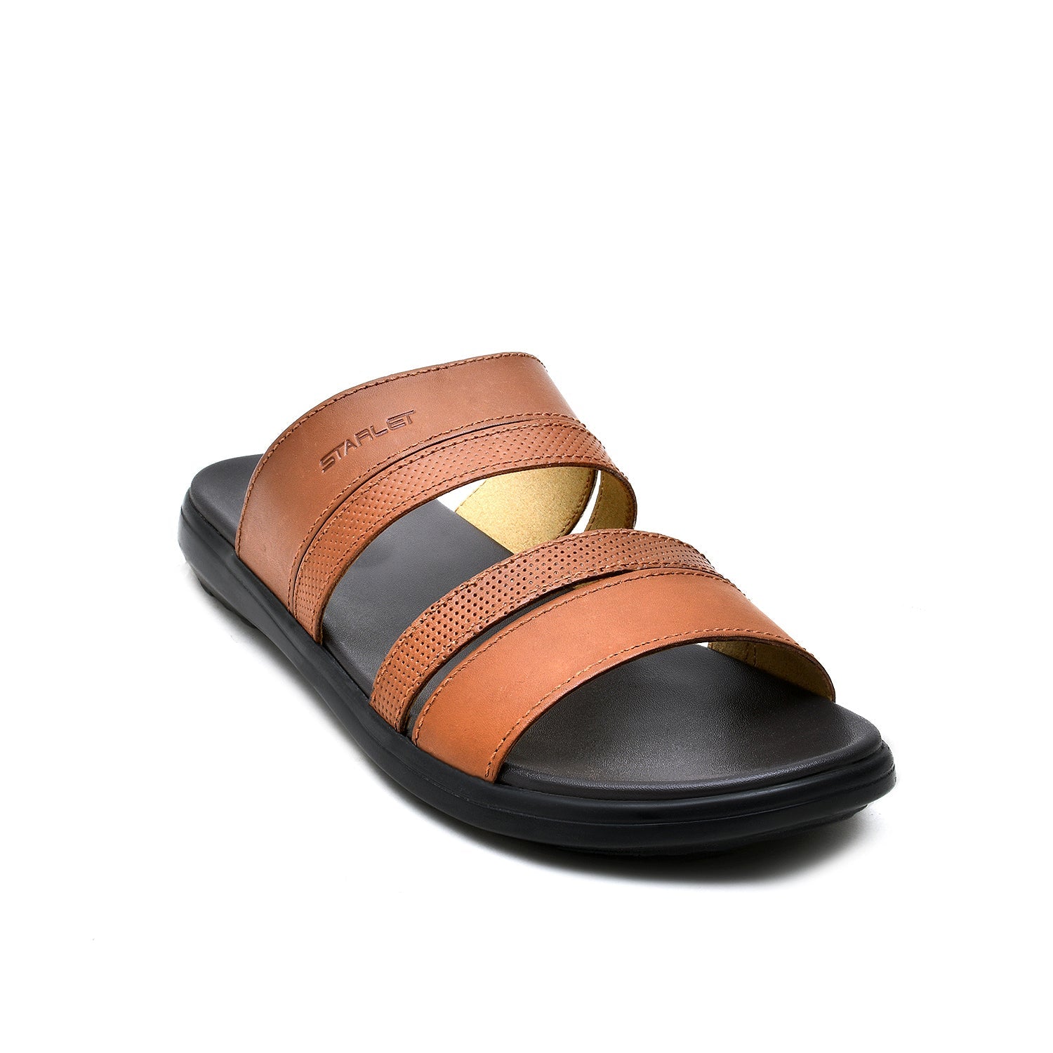 LEATHER SLIPPER - VCT-003 TAN
