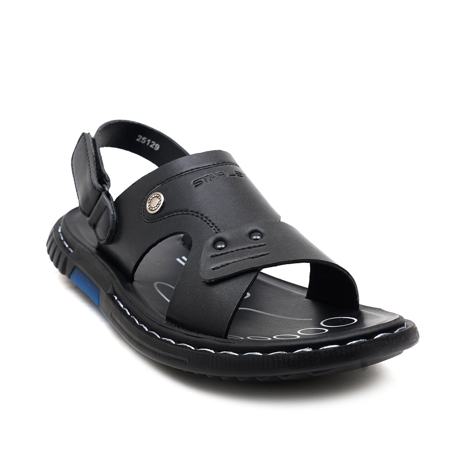 LEATHER SANDAL - JRC-101 BLACK