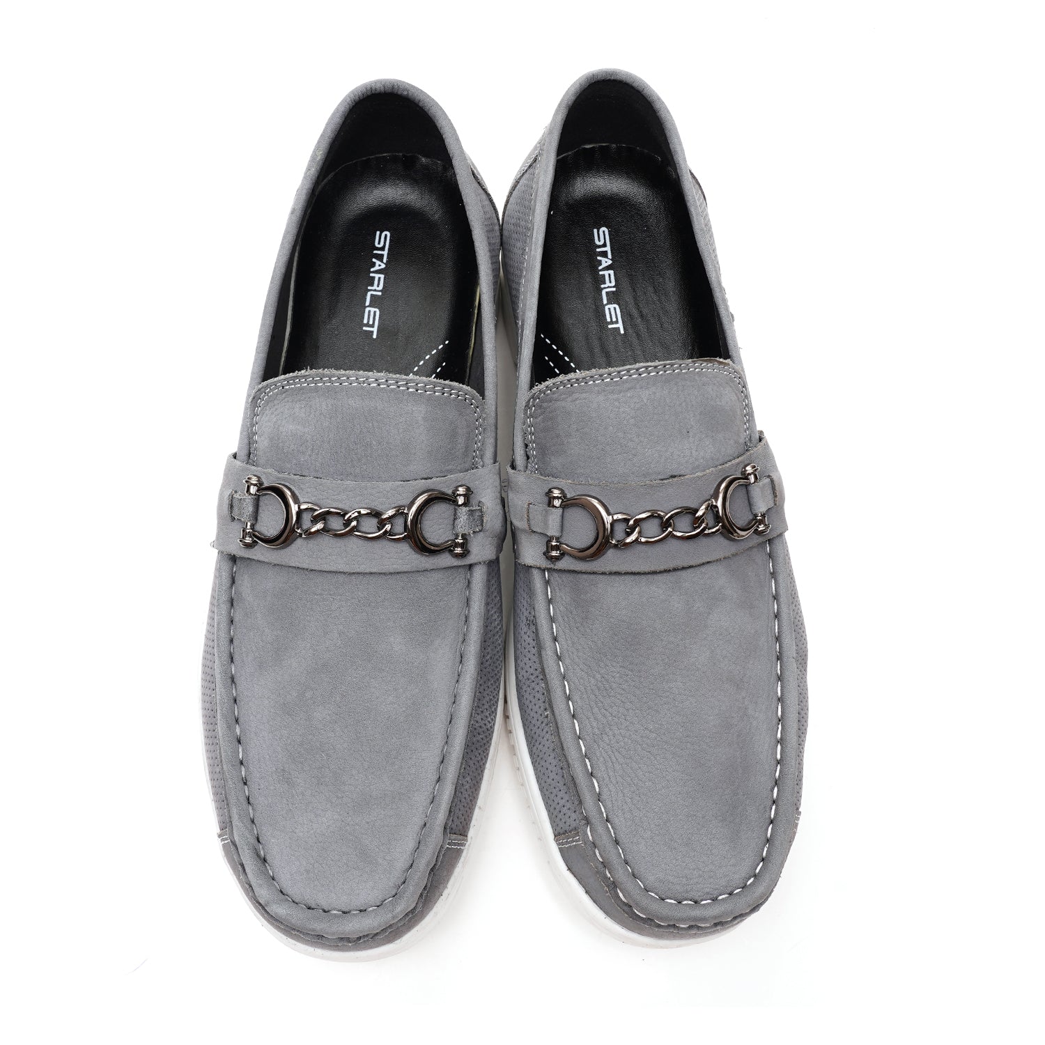 LEATHER SHOES RPD-02 GREY