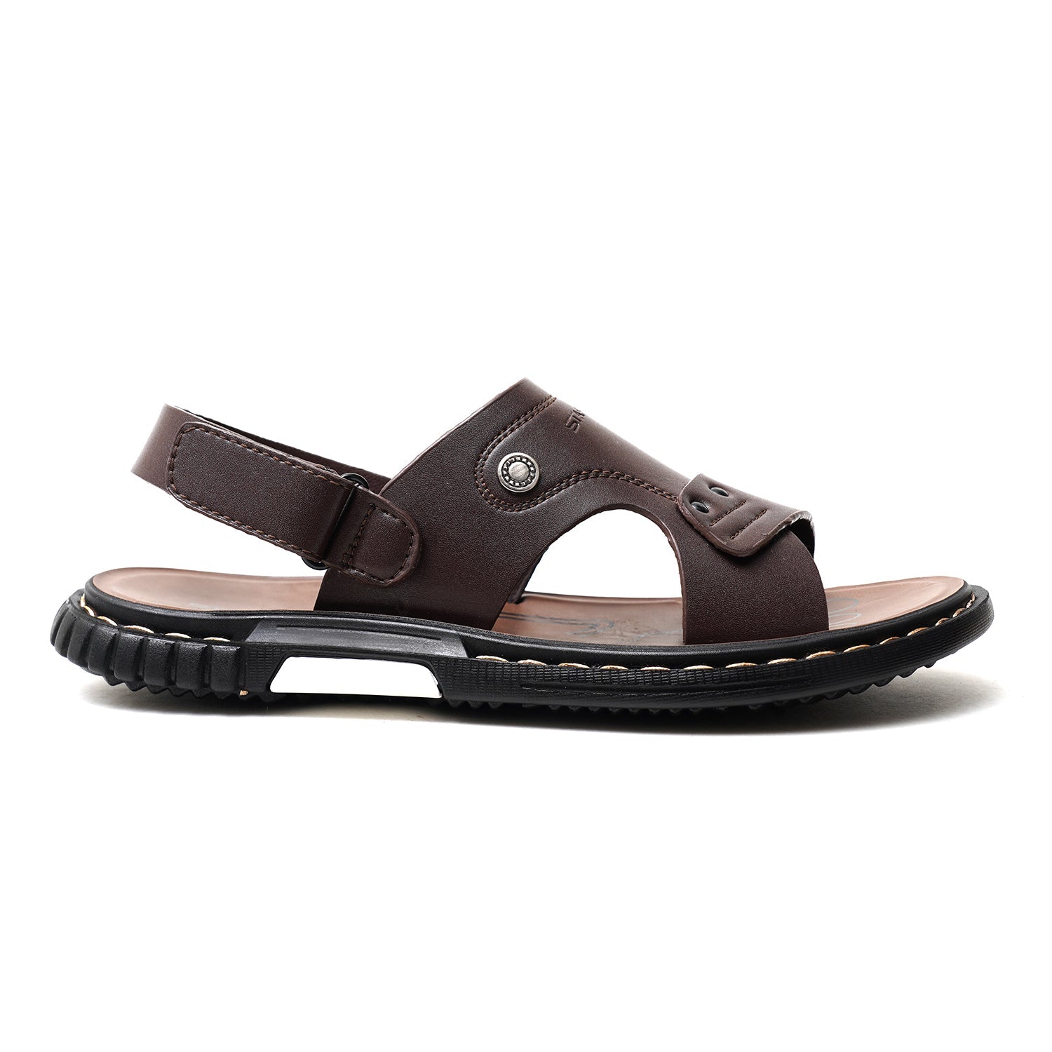 LEATHER SANDAL - JRC-101 BROWN