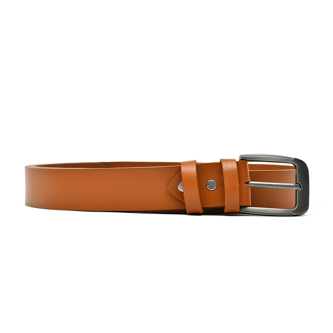 LEATHER BELT - OXB0003-TAN