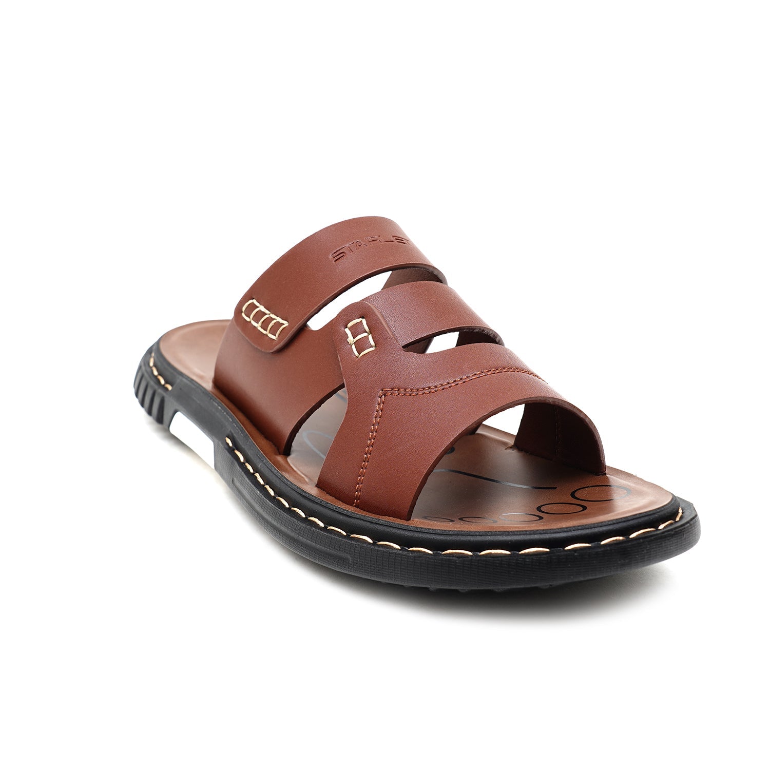 LEATHER SLIPPER - JRC-0002 TAN