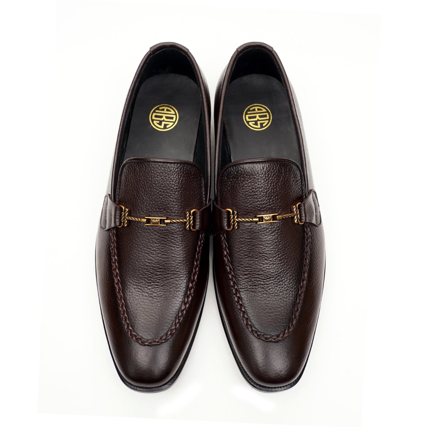 LEATHER SHOES - MJG-0001 BROWN