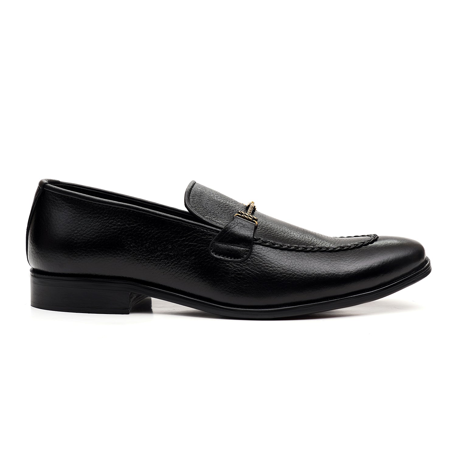 LEATHER SHOES - MJG-0001 BLACK