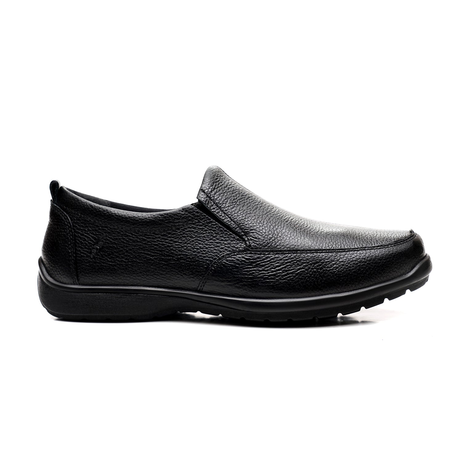 LEATHER SHOES - RUNNER-062 BLACK