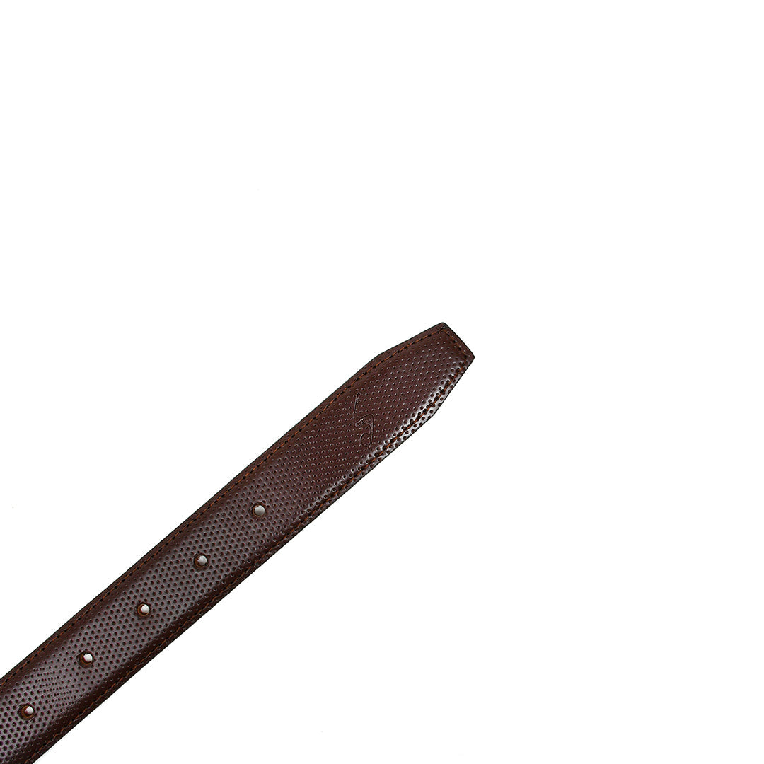 LEATHER BELT - MKB0002-BROWN
