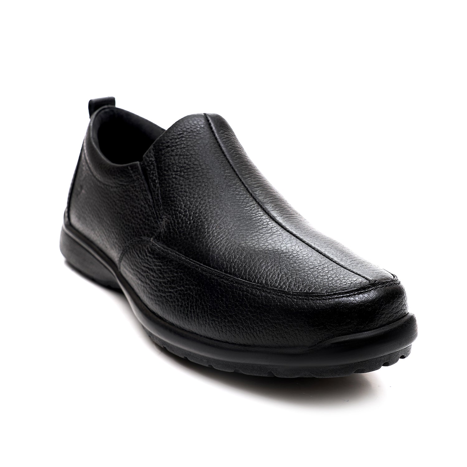 LEATHER SHOES - RUNNER-062 BLACK