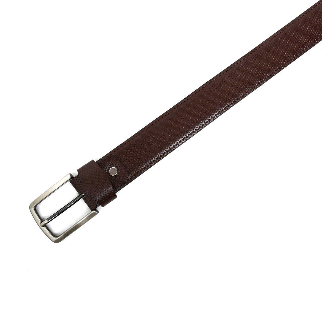 LEATHER BELT - MKB0002-BROWN