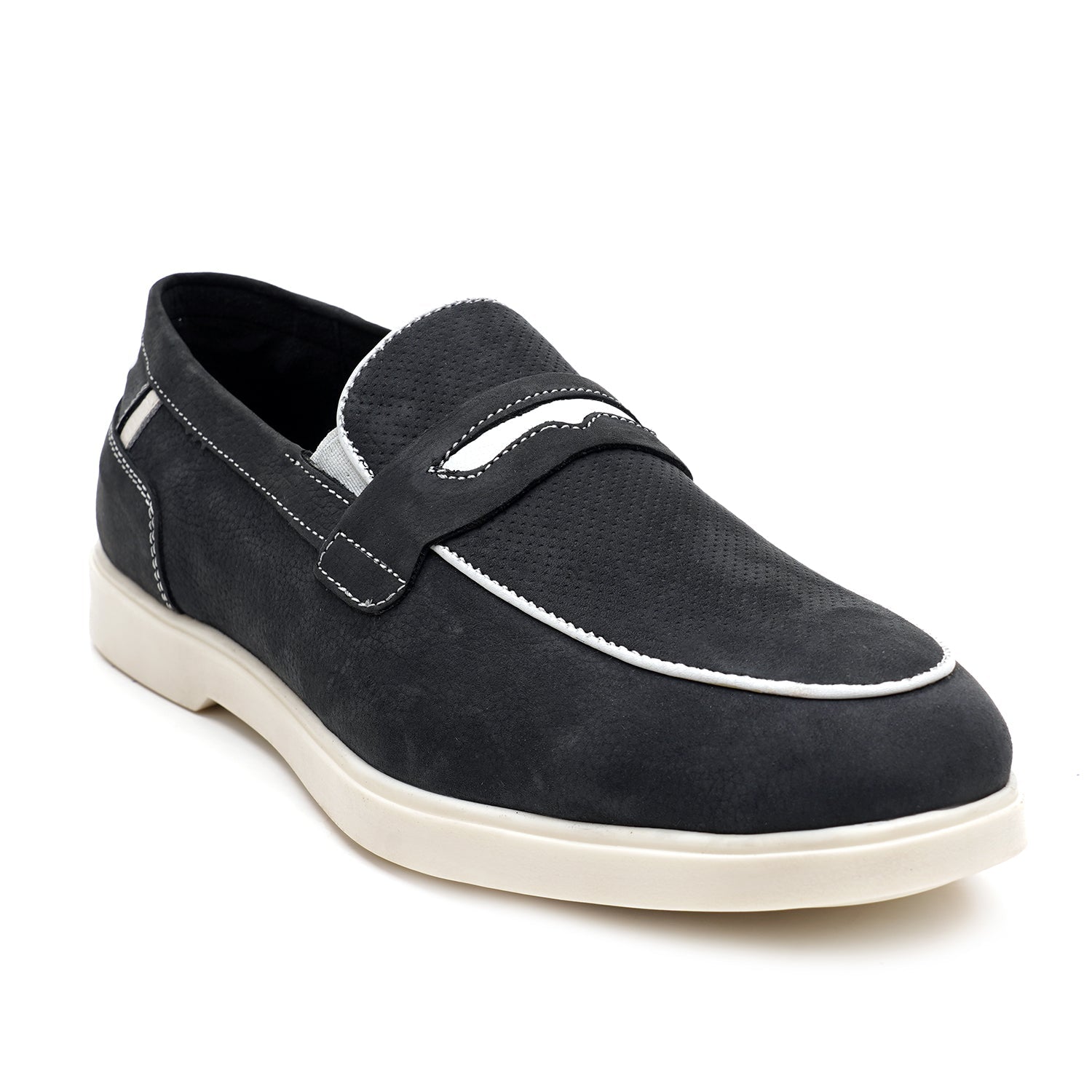 LEATHER SHOES - LBY051 BLUE