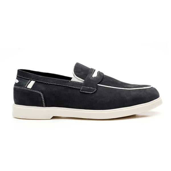 LEATHER SHOES - LBY051 BLUE