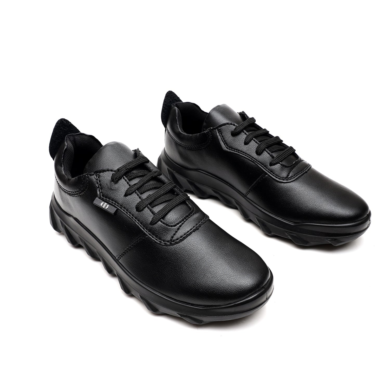 Leather Shoes NNj-711 BLACk