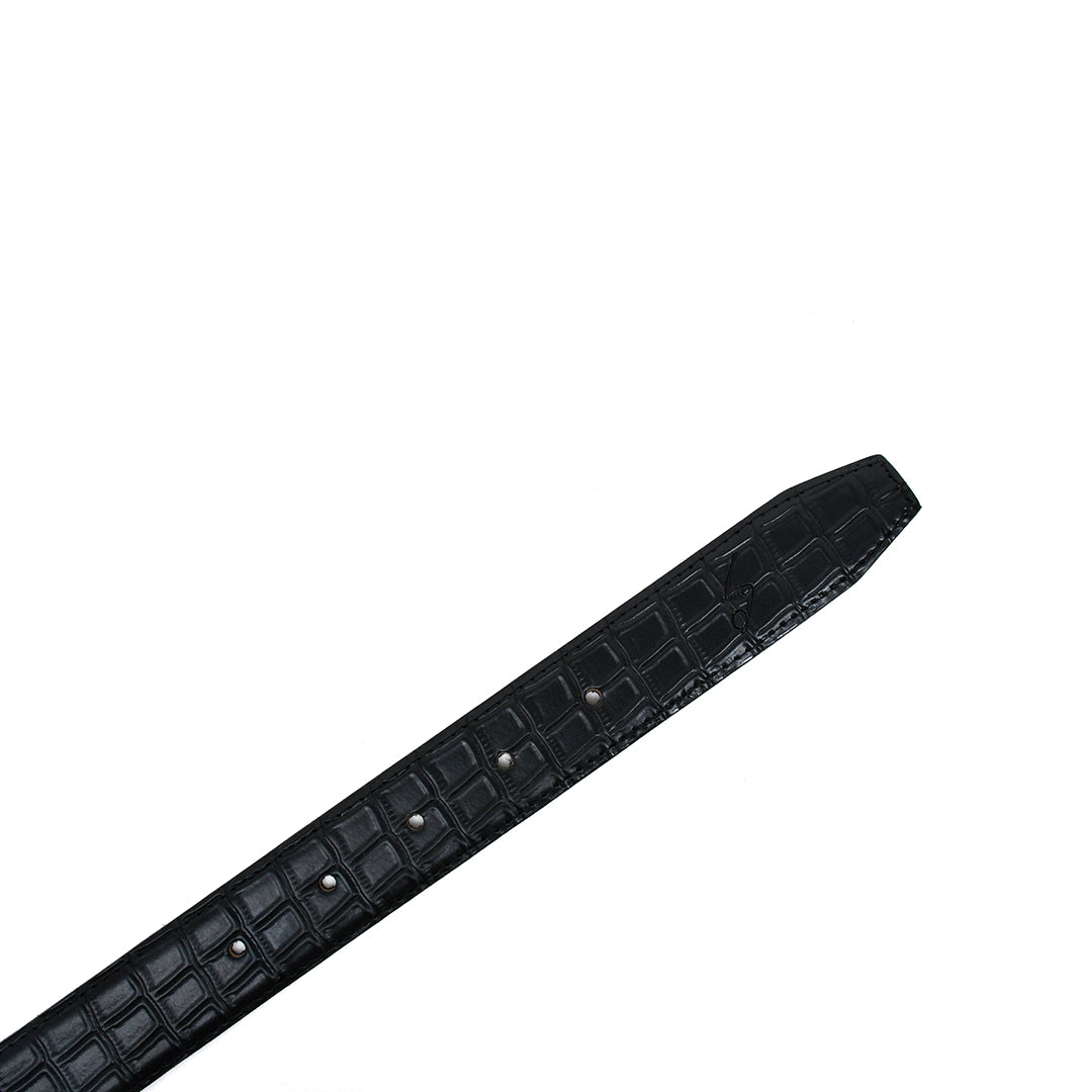 LEATHER BELT - MKB0001-BLACK