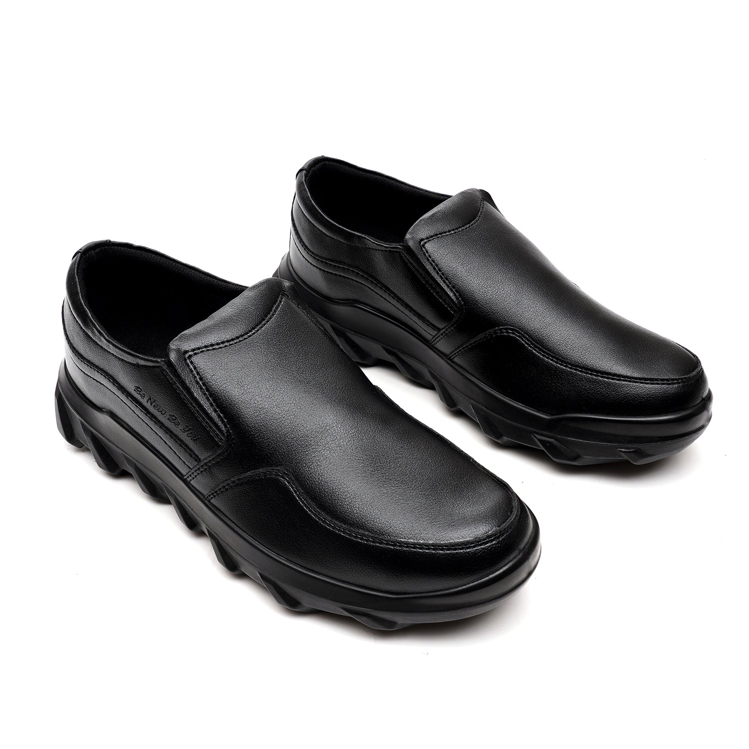 Leather Shoes NNj-710 BLACk