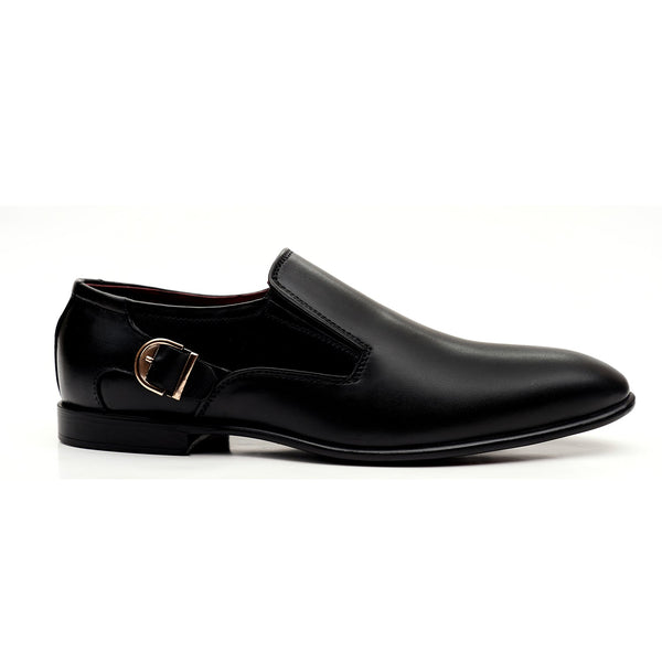 LEATHER SHOES - FCG-8111 BLACK