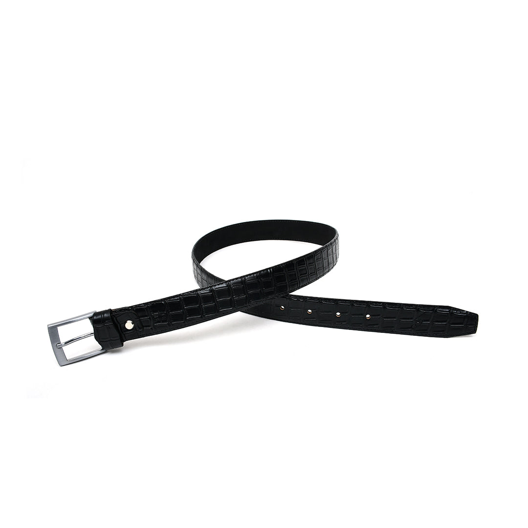 LEATHER BELT - MKB0001-BLACK