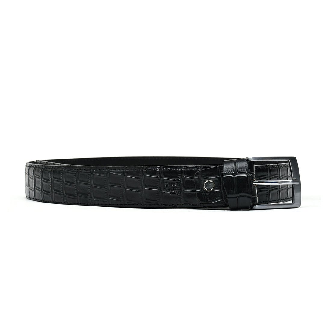 LEATHER BELT - MKB0001-BLACK
