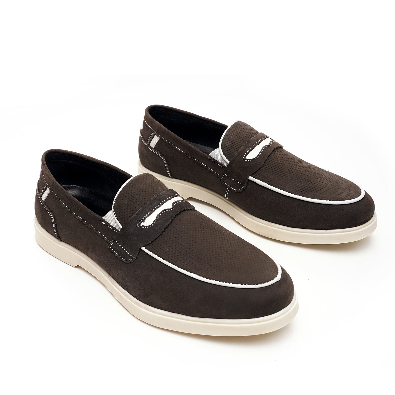 LEATHER SHOES - LBY051 BROWN
