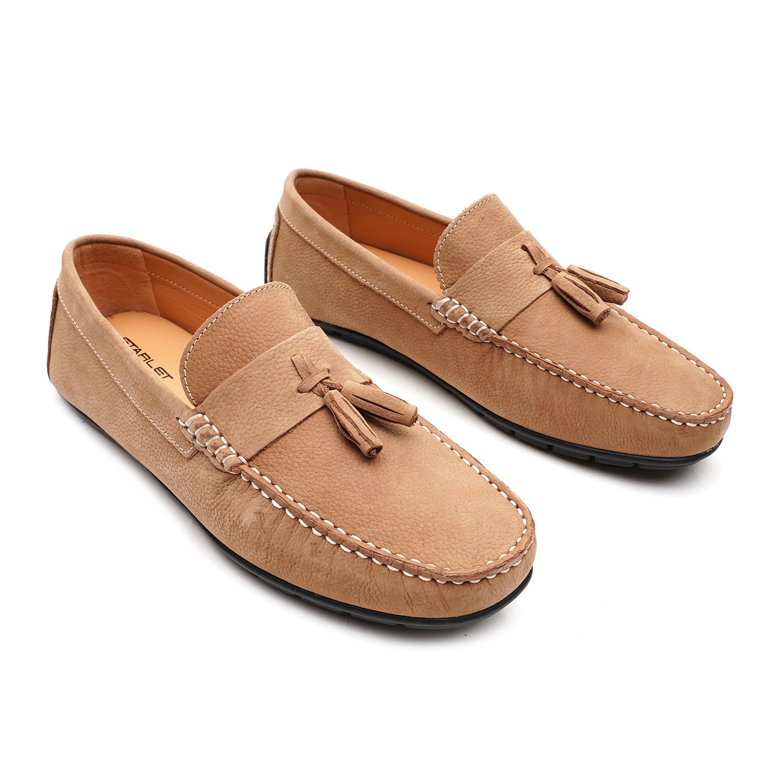 LEATHER SHOES - FLD-02 CAMEL