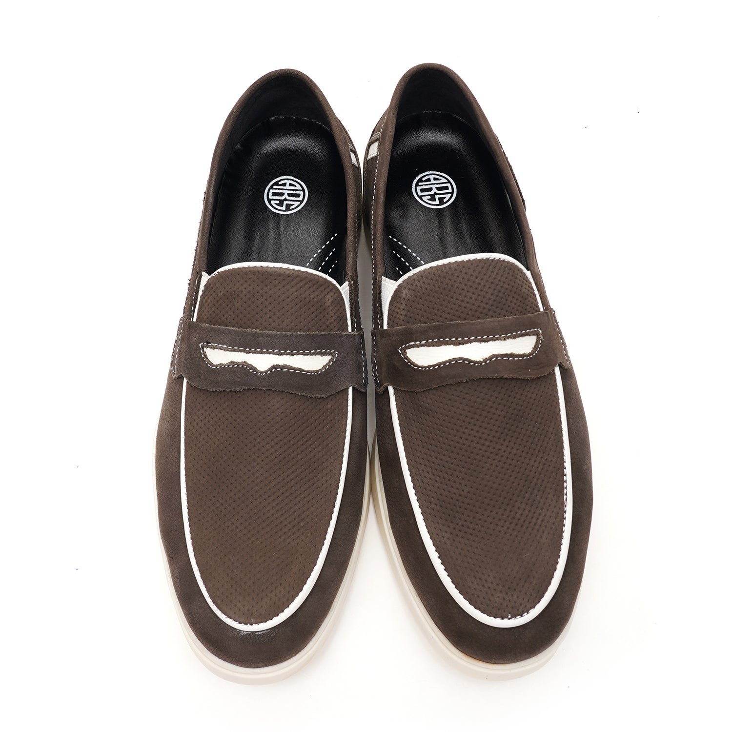 LEATHER SHOES - LBY051 BROWN
