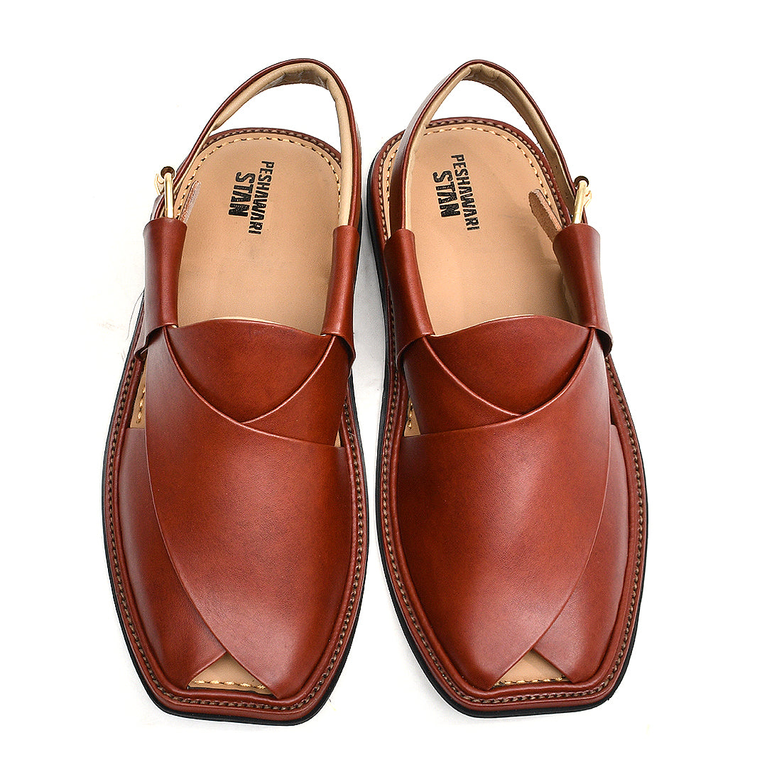 LEATHER PESHAWARI CHAPPAL - ATG0004 - MAROON