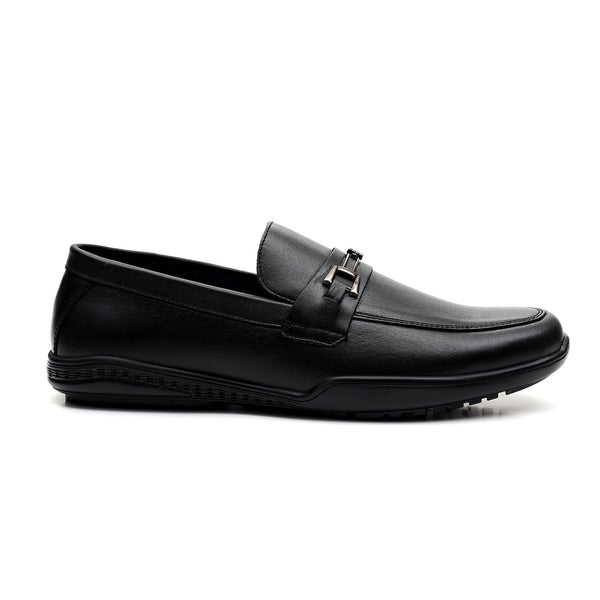 LEATHER SHOES - FBL002 BLACK