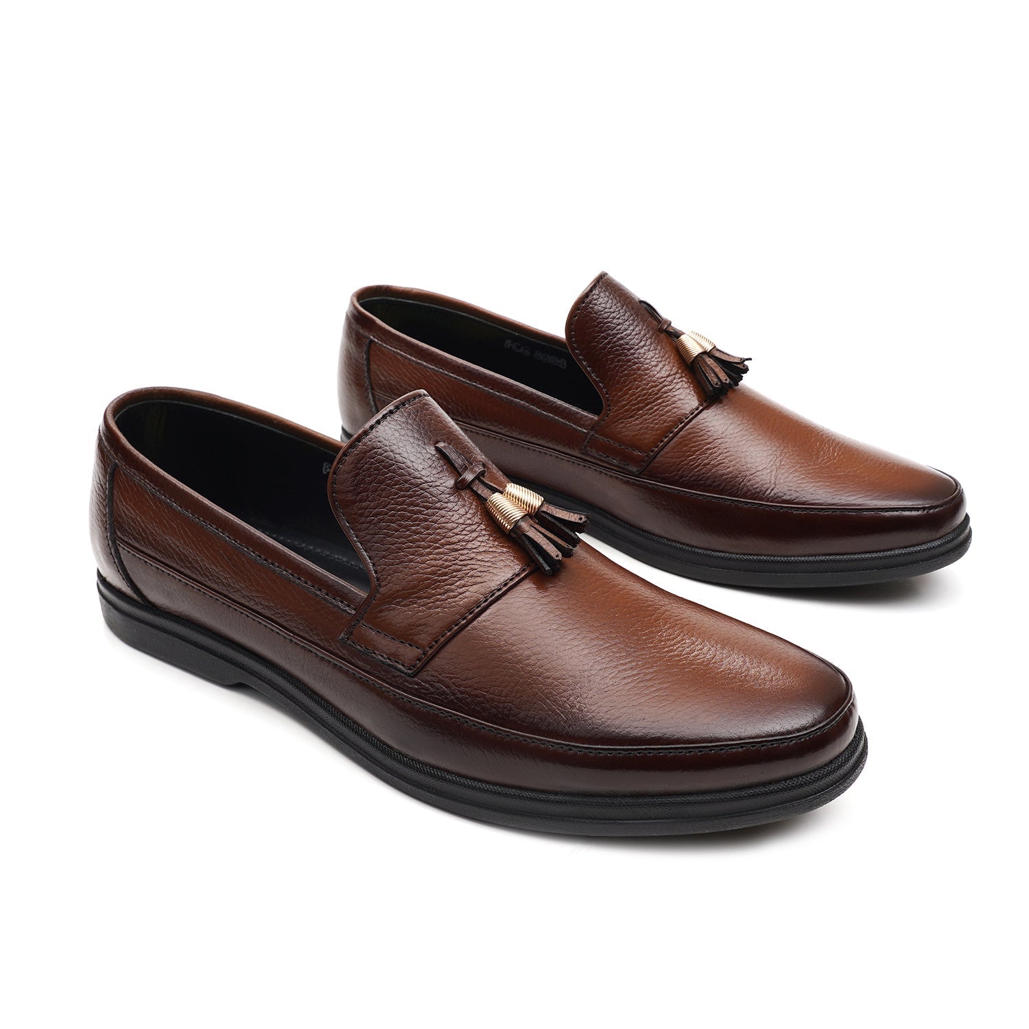 LEATHER SHOES - FCG-8094 BROWN