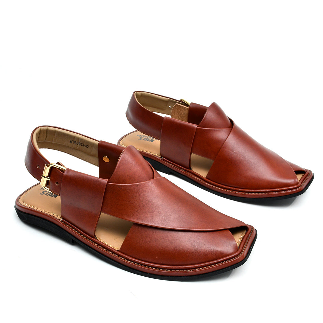 LEATHER PESHAWARI CHAPPAL - ATG0003 - MAROON
