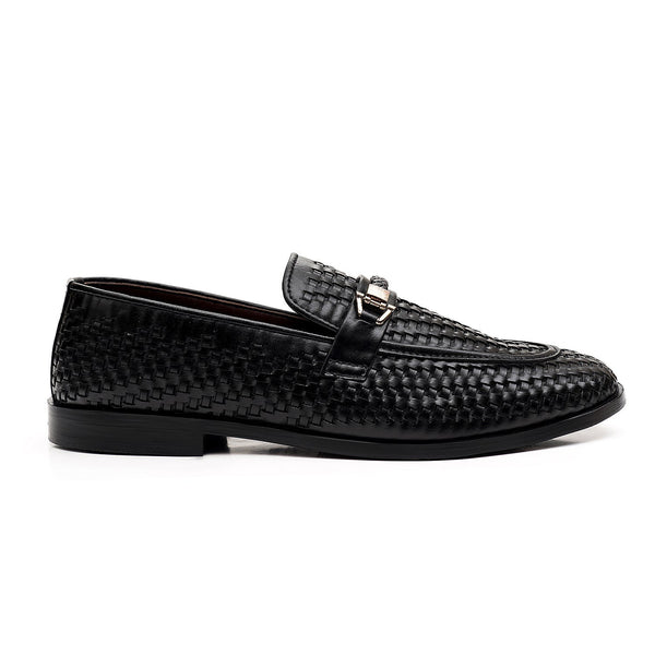 LEATHER SHOES - FCG-8097 BLACK