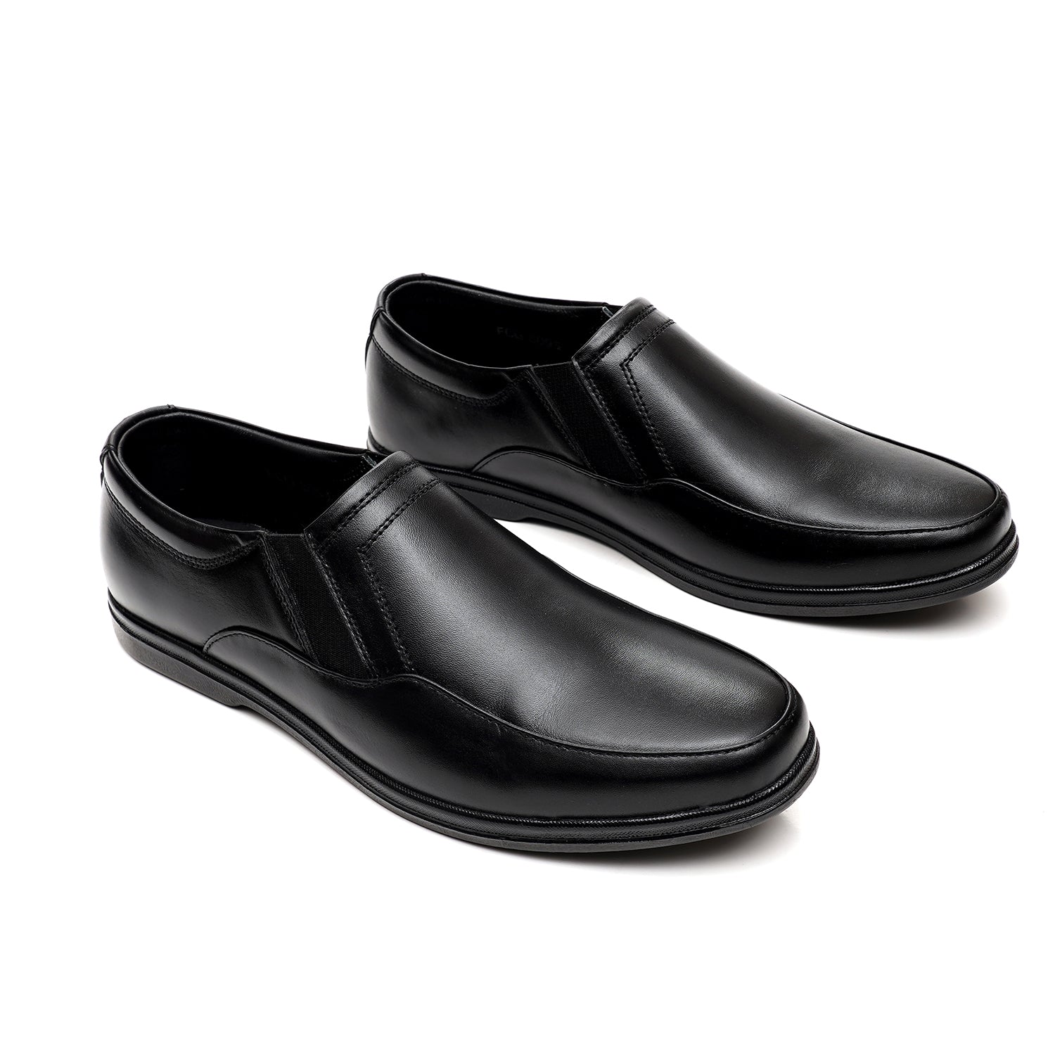 LEATHER SHOES - FCG8095 BLACK