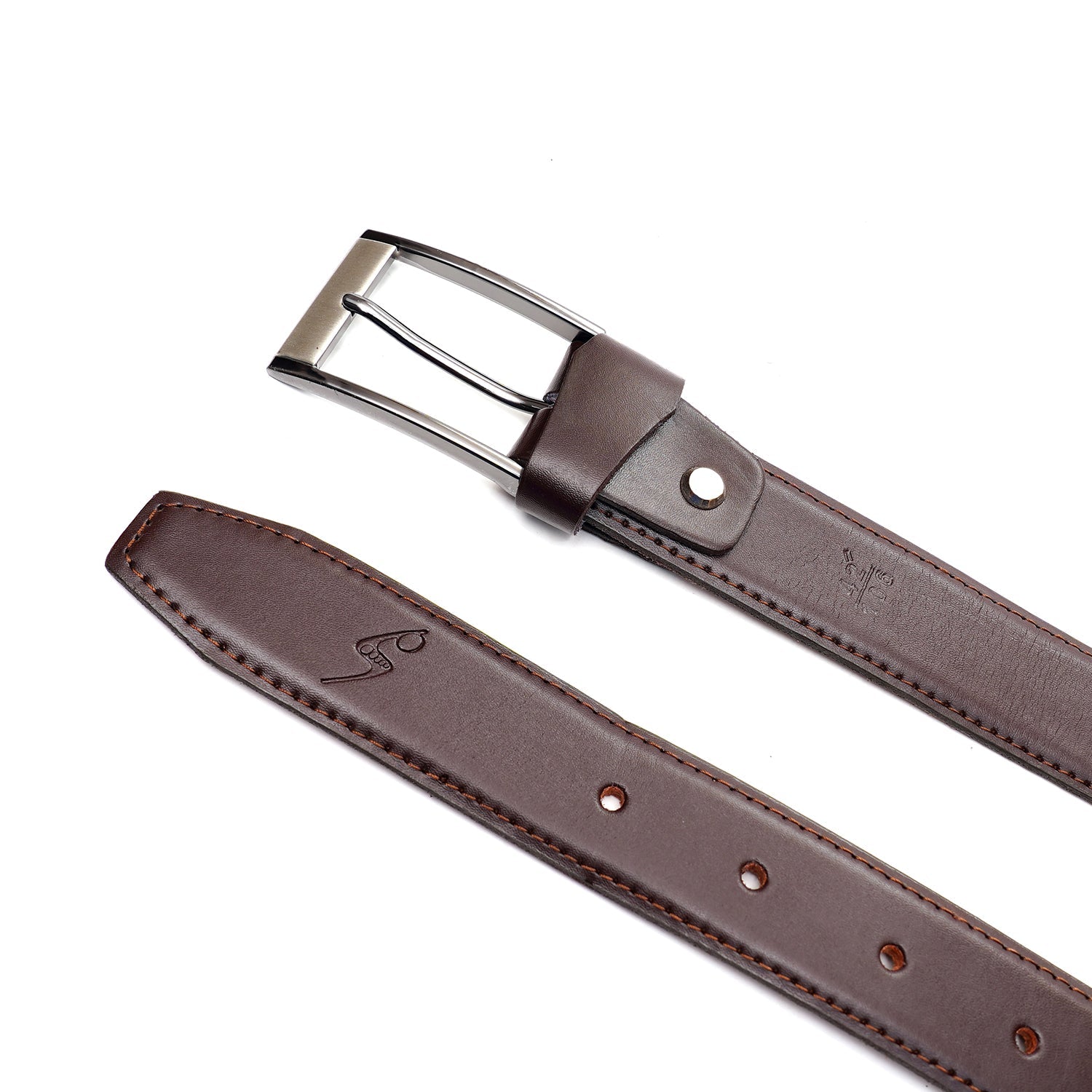 LEATHER BELT - OXB0001 BROWN