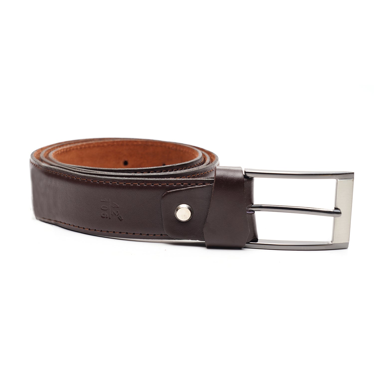 LEATHER BELT - OXB0001 BROWN