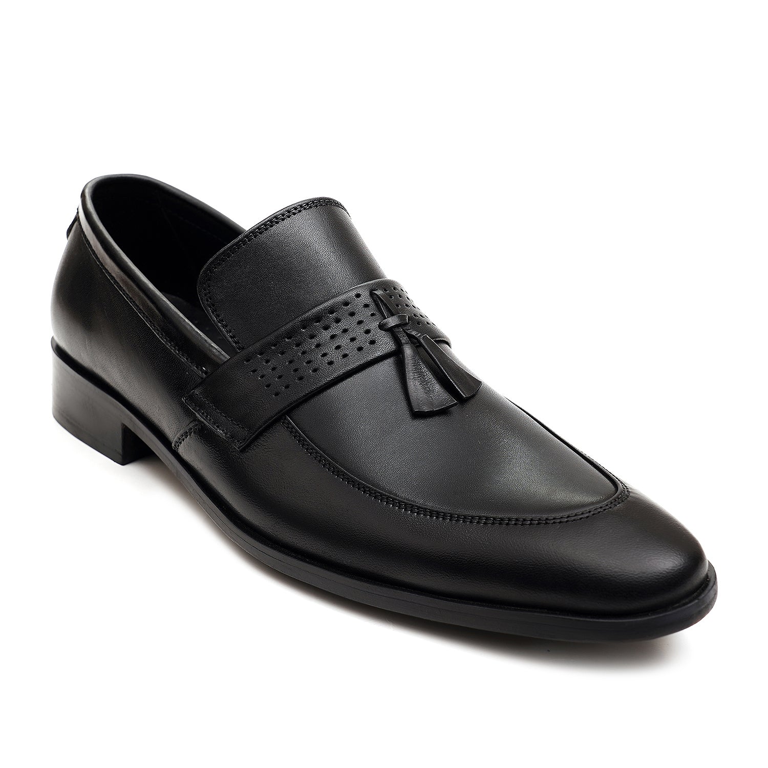 LEATHER SHOES - FCG-8110 BLACK