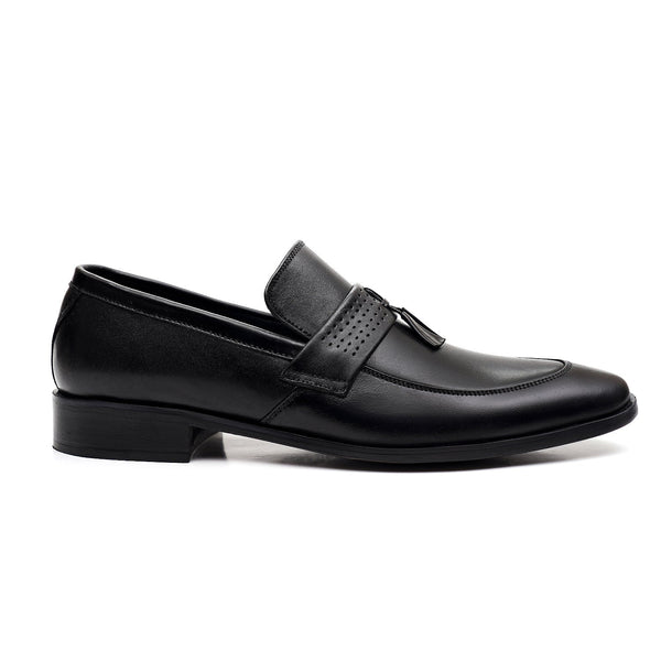 LEATHER SHOES - FCG-8110 BLACK