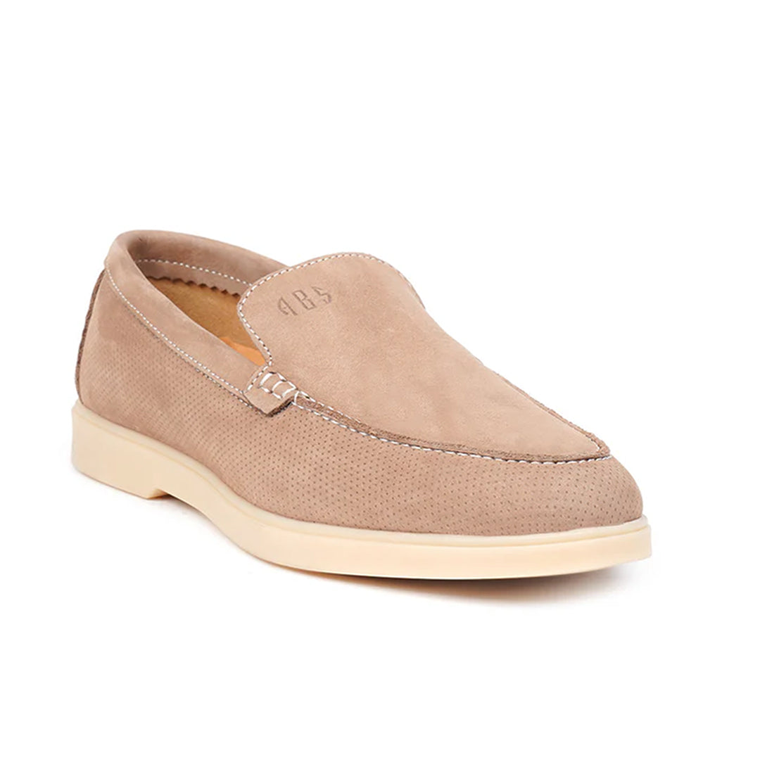 LEATHER SHOES - LBY-003 CAMEL NUB