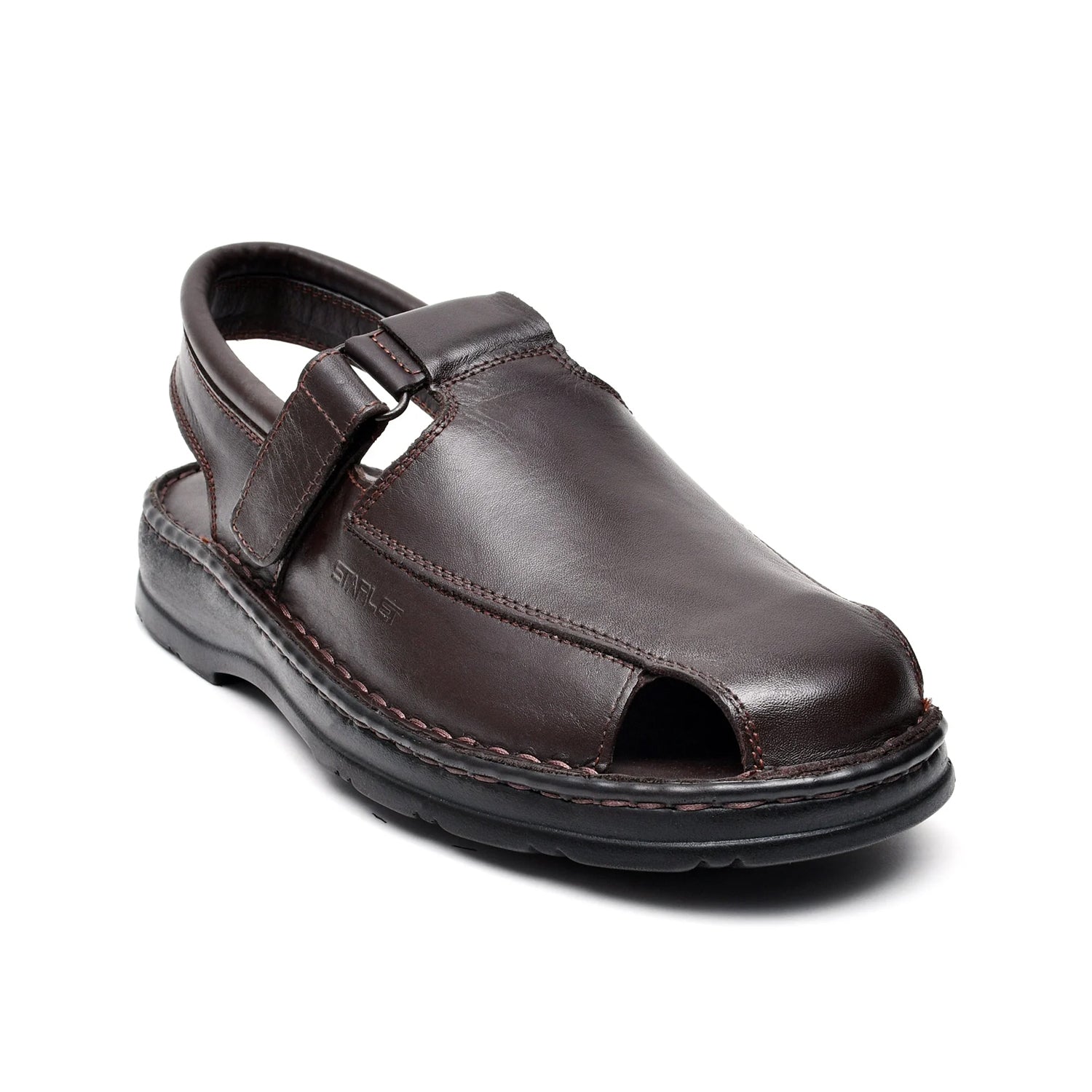 LEATHER SANDAL - 4001 BROWN