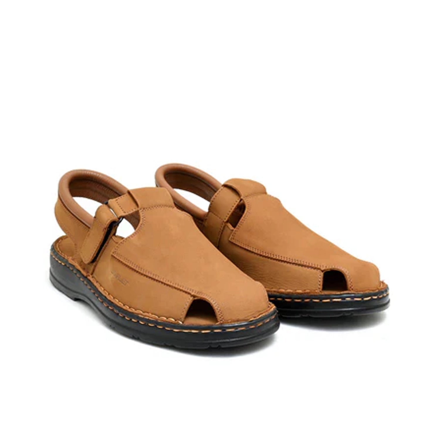 LEATHER SANDAL - 4001 MUSTARD