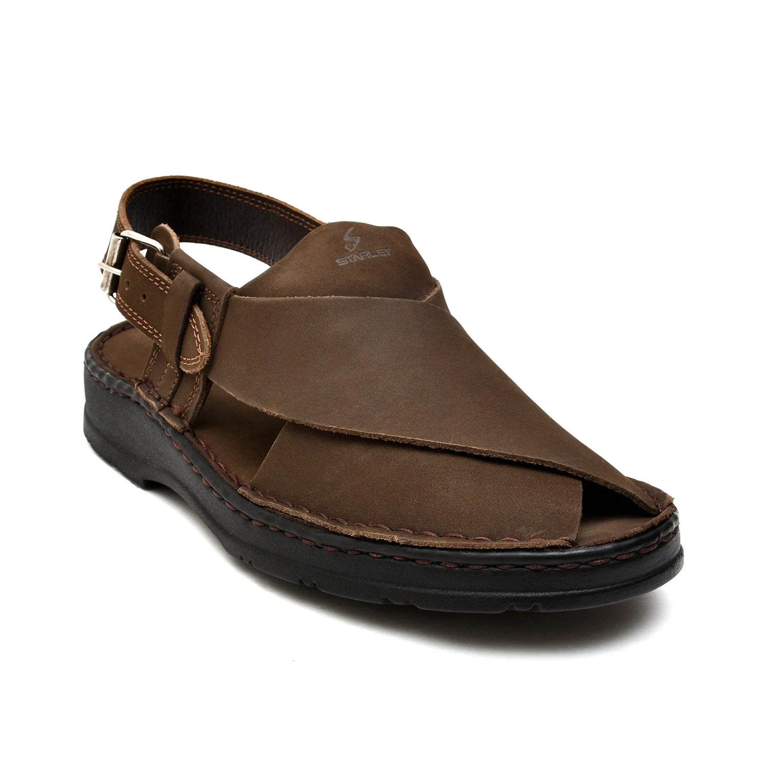 LEATHER PESHAWARI  CHAPPAL - 4006 EXPRESSO