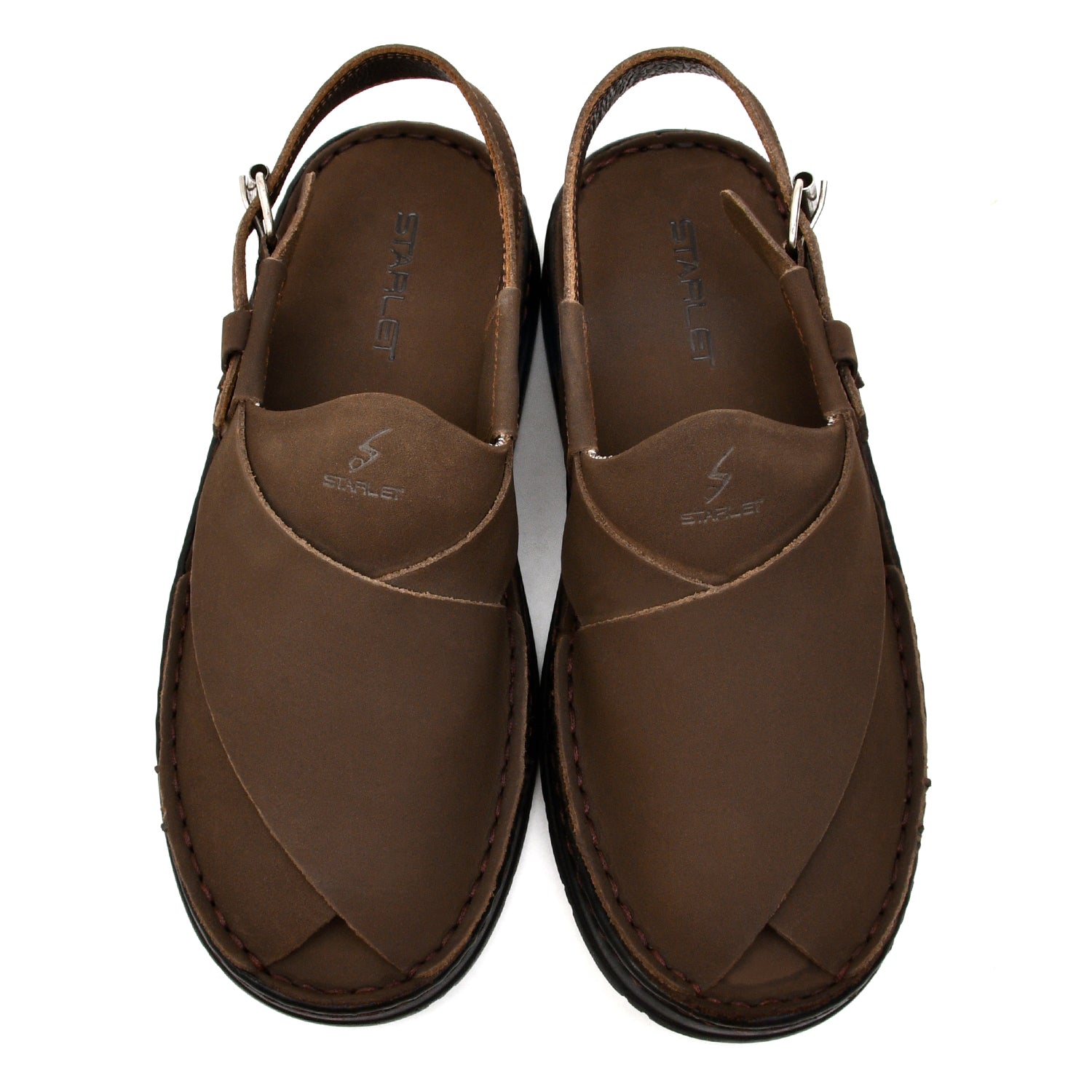 LEATHER PESHAWARI  CHAPPAL - 4006 EXPRESSO