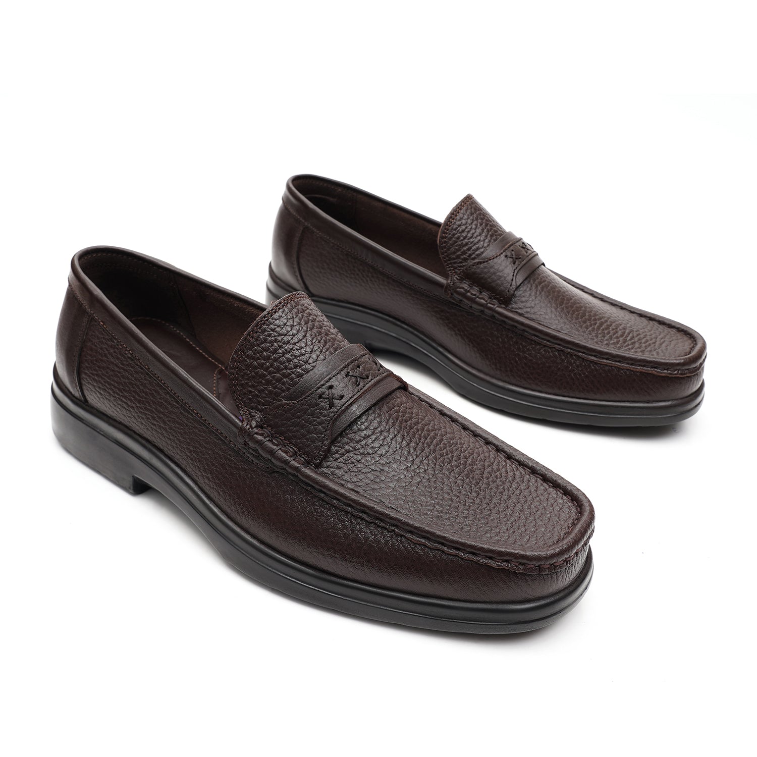 LEATHER SHOES - 4532 BROWN