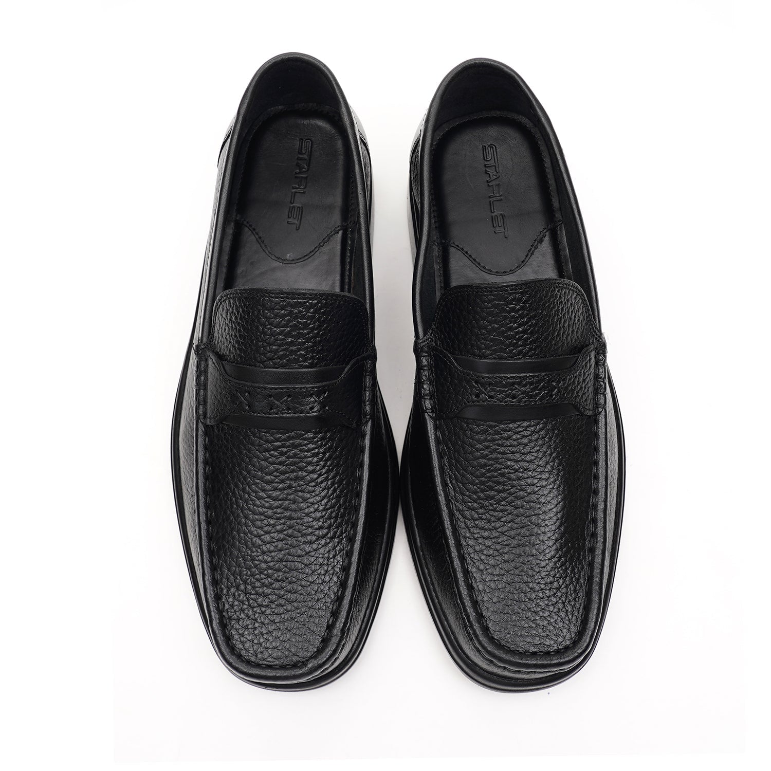 LEATHER SHOES - 4532 BLACK