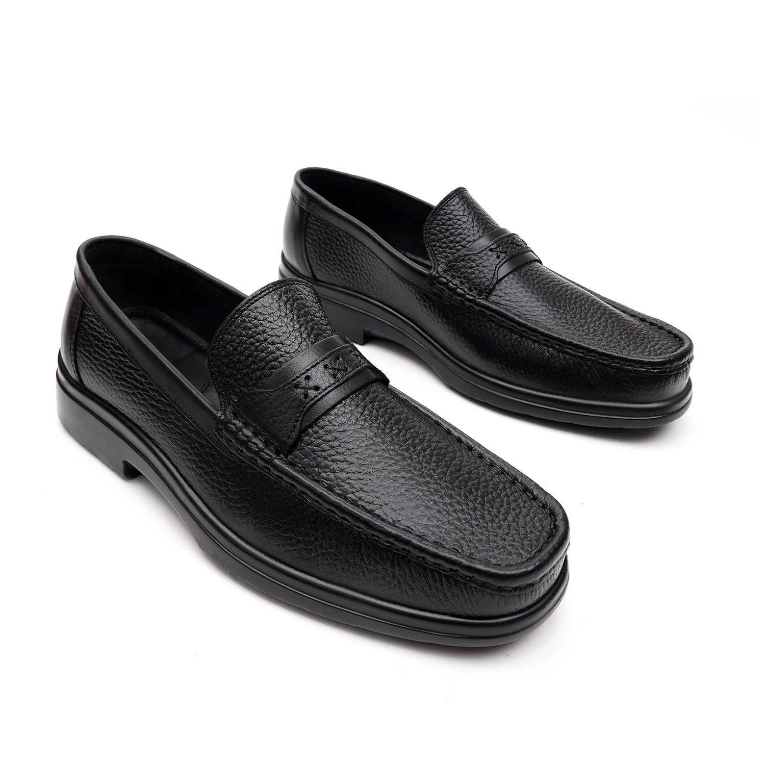 LEATHER SHOES - 4532 BLACK