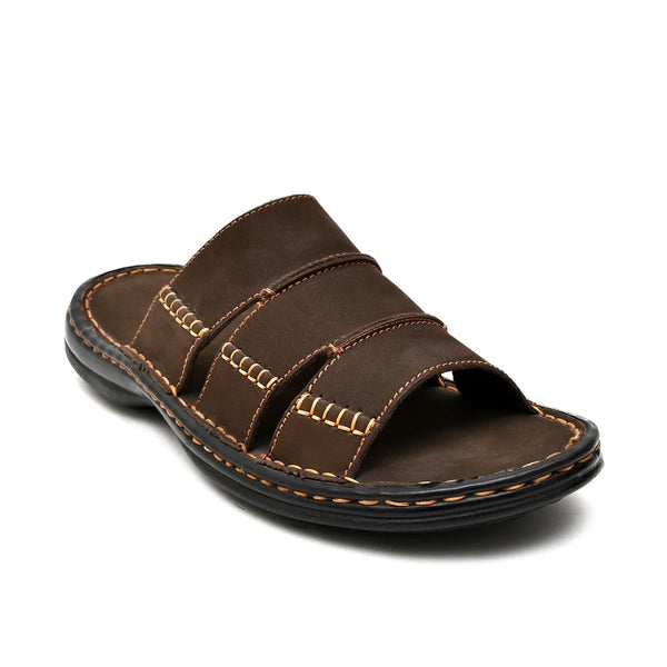 LEATHER SLIPPER - 6042 EXPRESSO