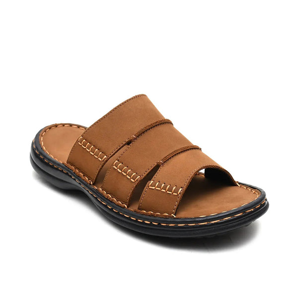 LEATHER SLIPPER - 6042 MUSTARD