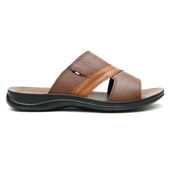 LEATHER SLIPPER - SP-323 TAN